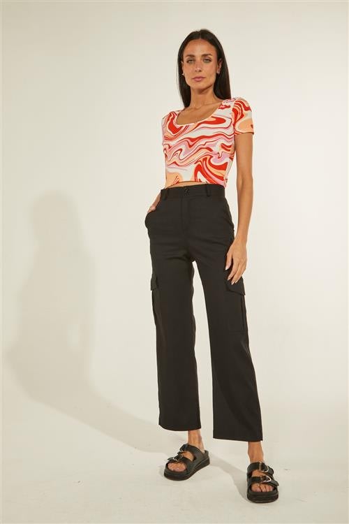 PANTALON CARGO MOM