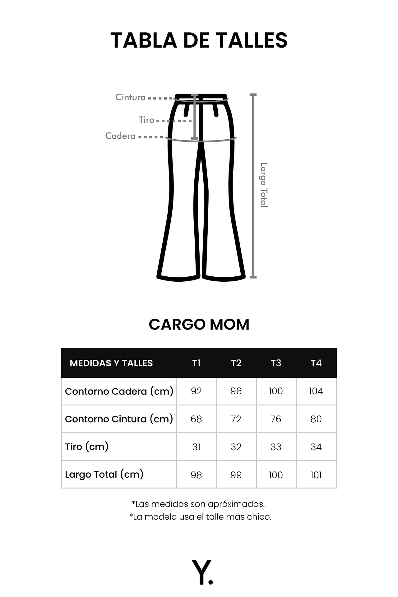 PANTALON CARGO MOM