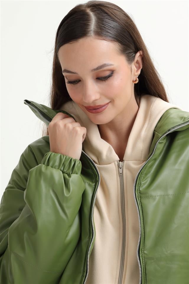 CAMPERA NOREL PUFFER - VERDE OLIVA