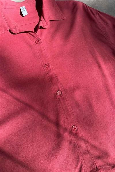 CAMISA DELFI TERRACOTA